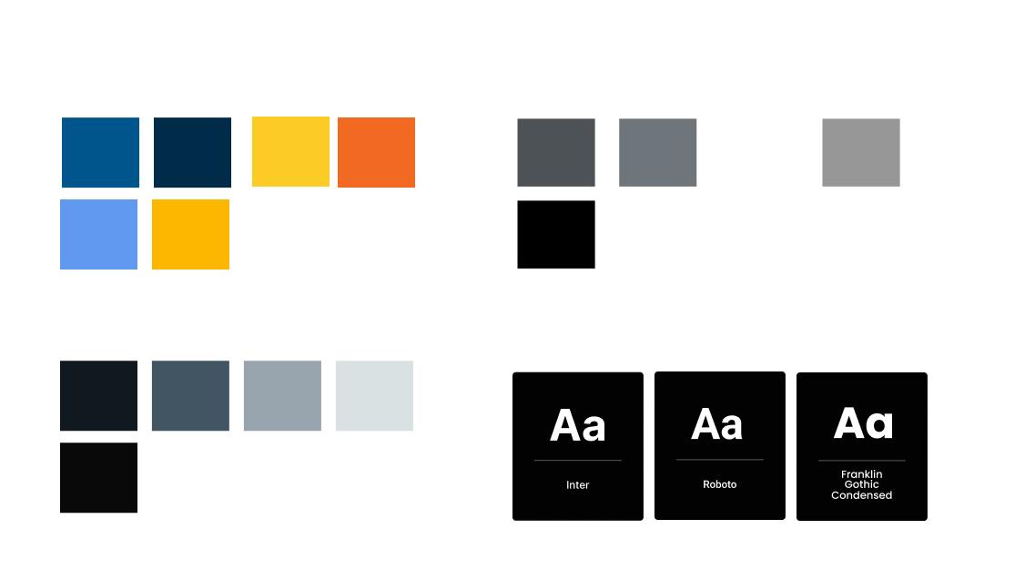 tiber industrial design system style guide color palette typography components manufacturing interface elements